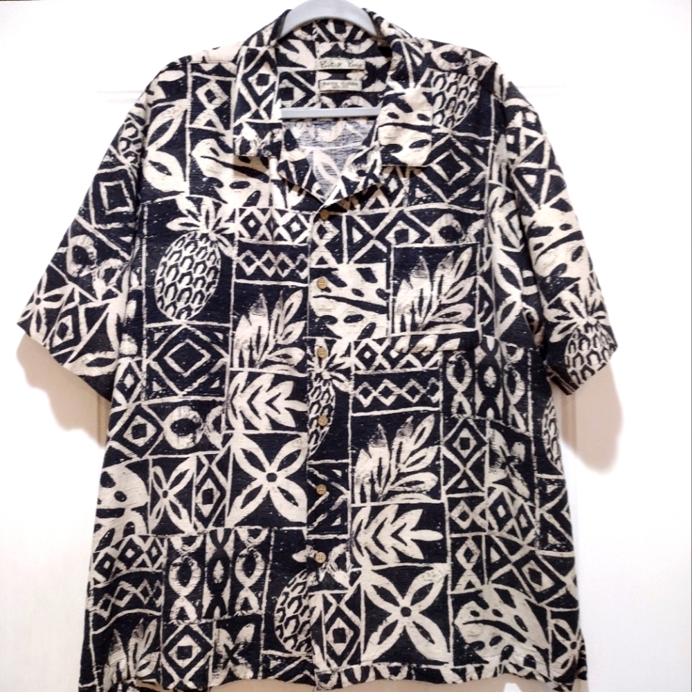 Batck Bay Washable Silk Hawaiian Shirt Size XXL